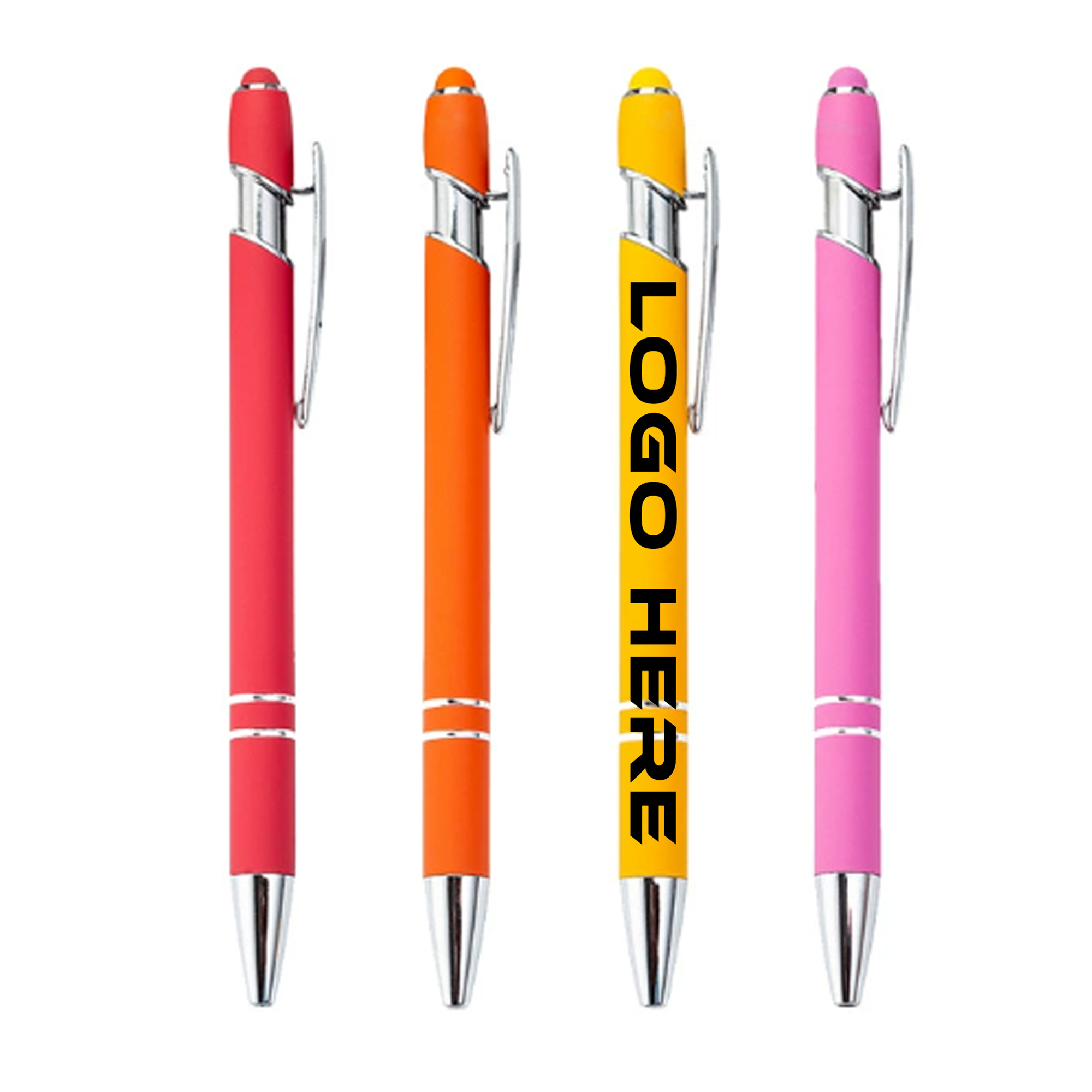 Luxury Metal Stylus Pen with Comfortable Rubberized Grip 2