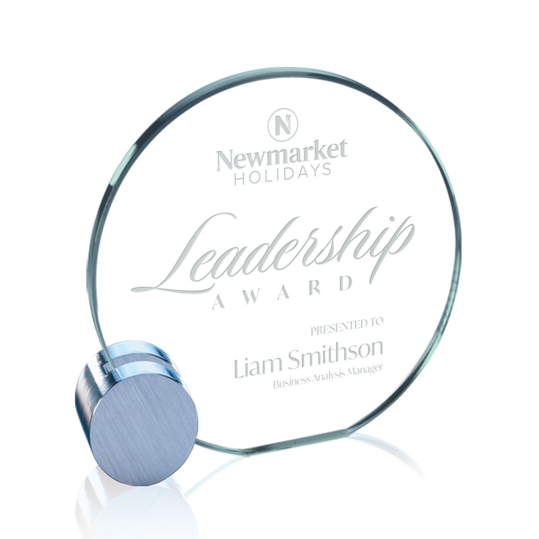 Verdunn Award - Jade/Chrome Circle