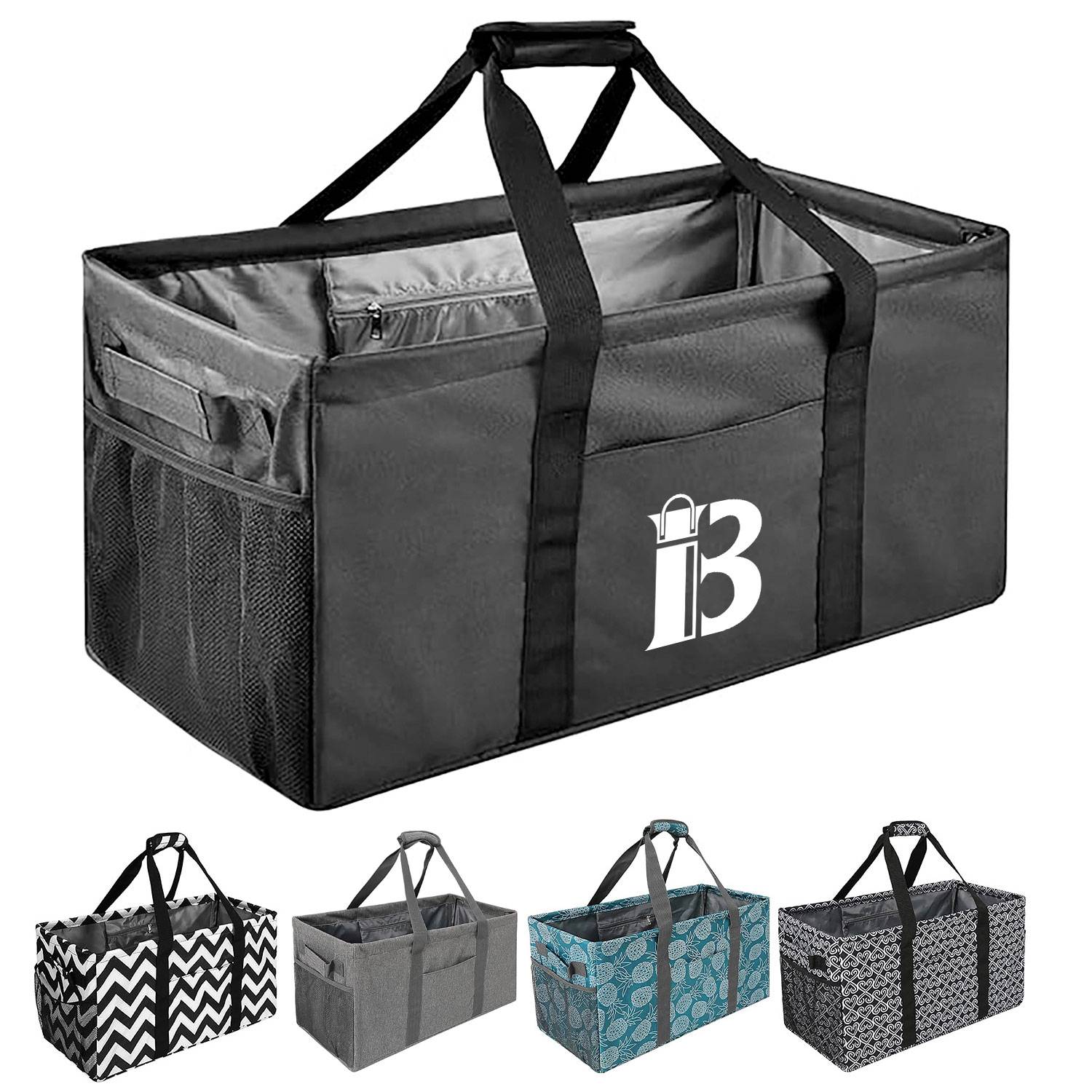 Large capacity foldable multifunctional portable handbag