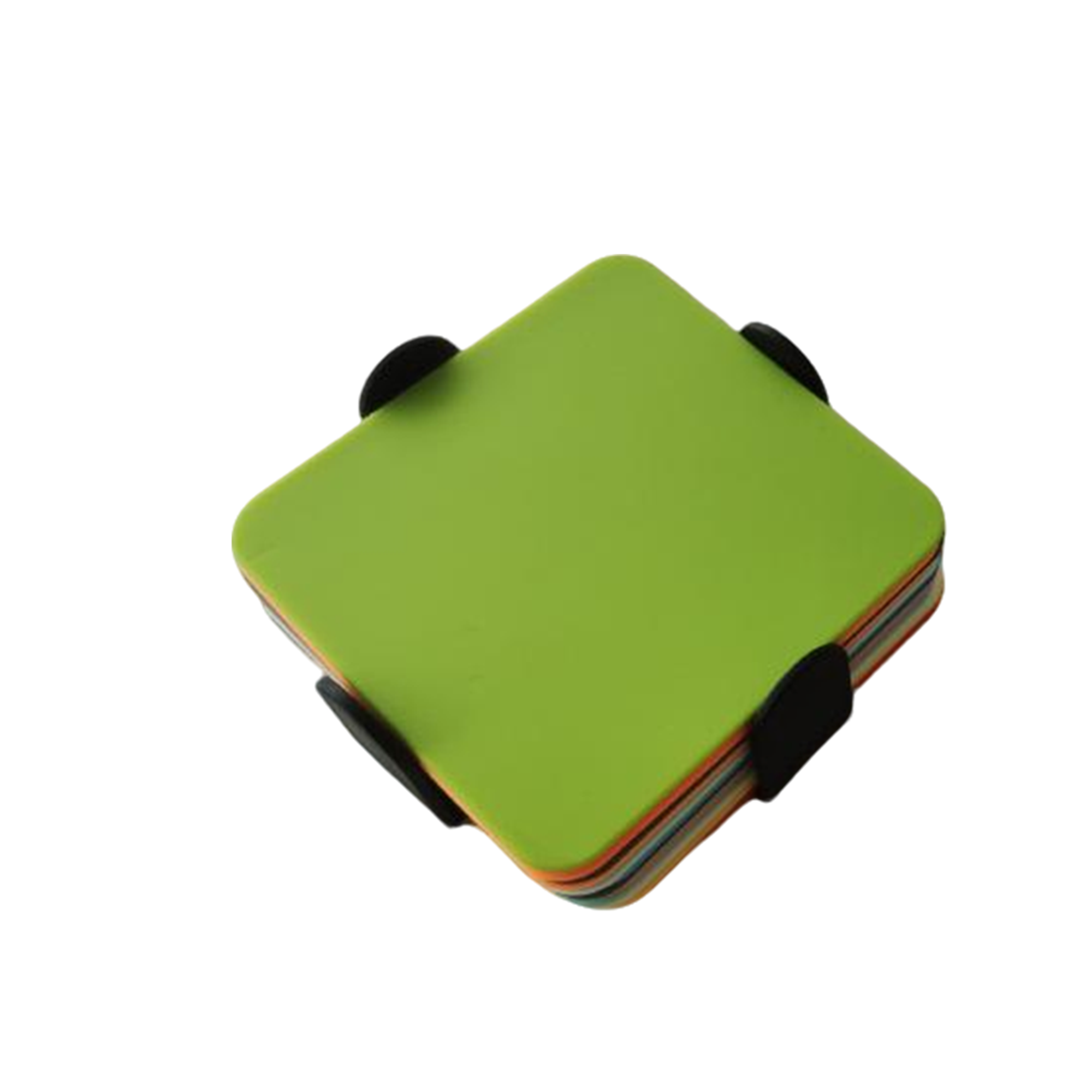Square Drink Mat 4" x 4" Non Slip Table Guard 12