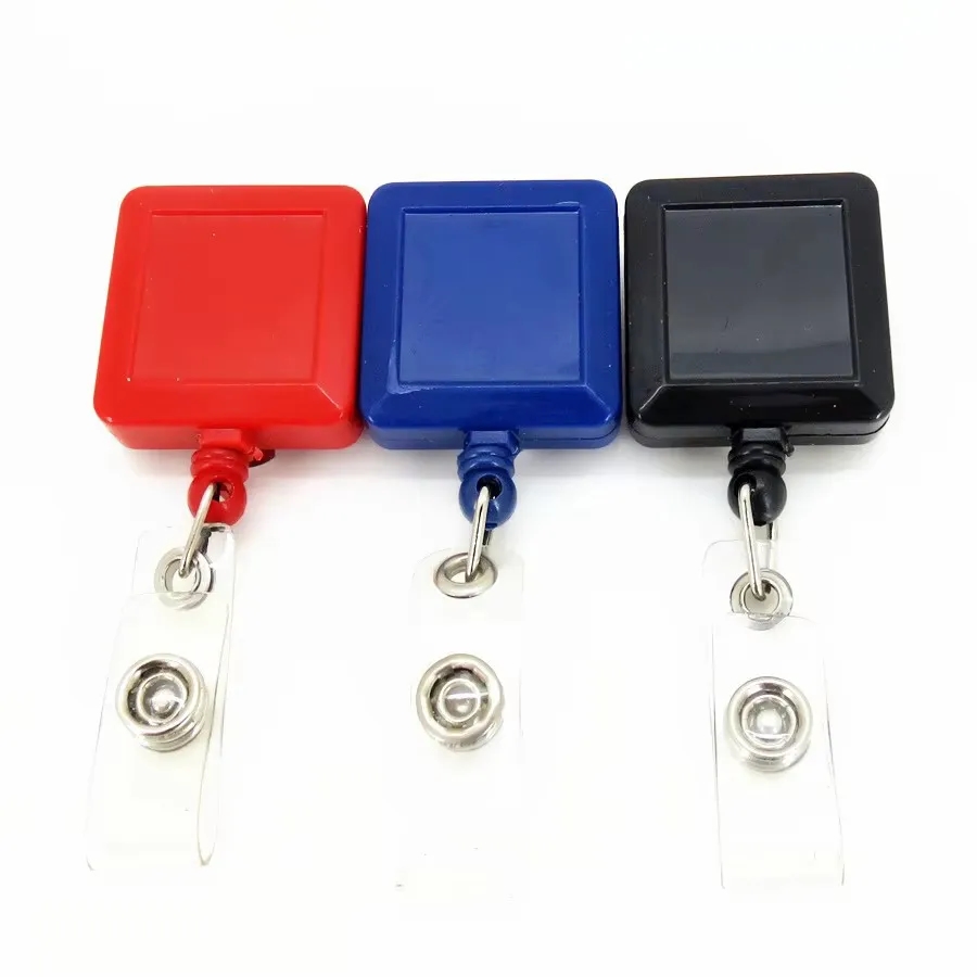Plastic Square Badge Holder - opaque 7