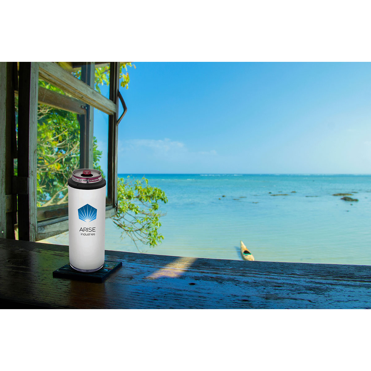 12 oz Urban Peak® 2-in-1 Slim Vacuum Can Tumbler 10