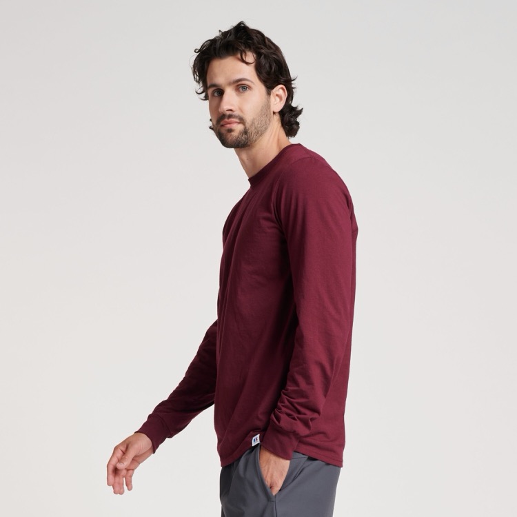 RUSSELL ATHLETIC DRI-POWER® CVC Performance Unisex Long-Sleeve T-Shirt 48
