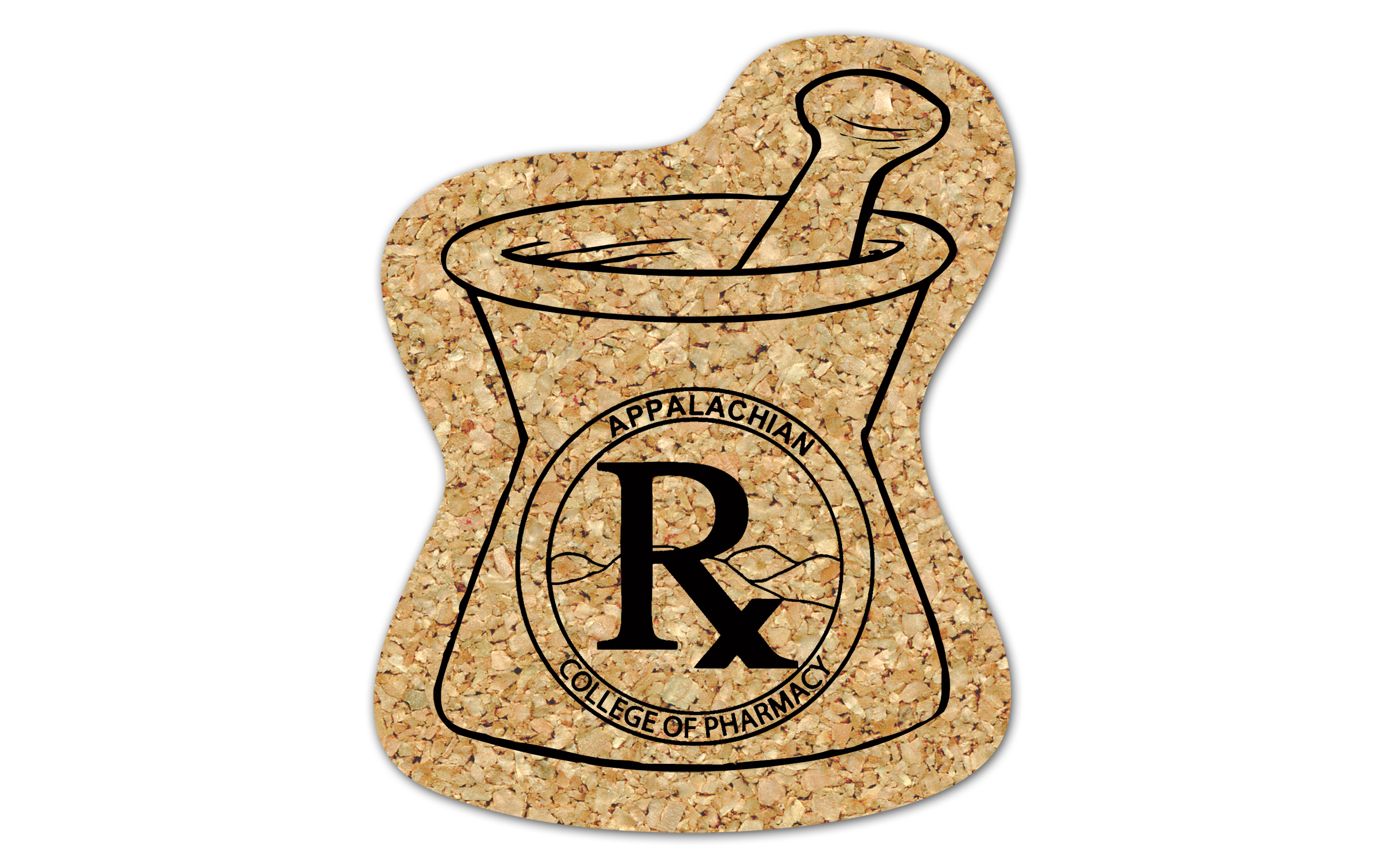 Mortar And Pestle Cork Coaster 3