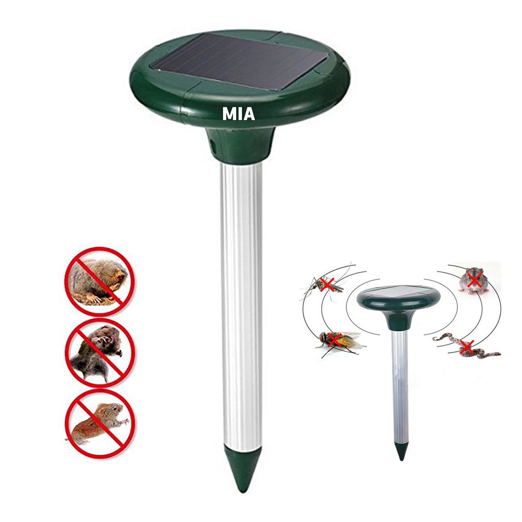 Mole Repellent Solar Powered 2
