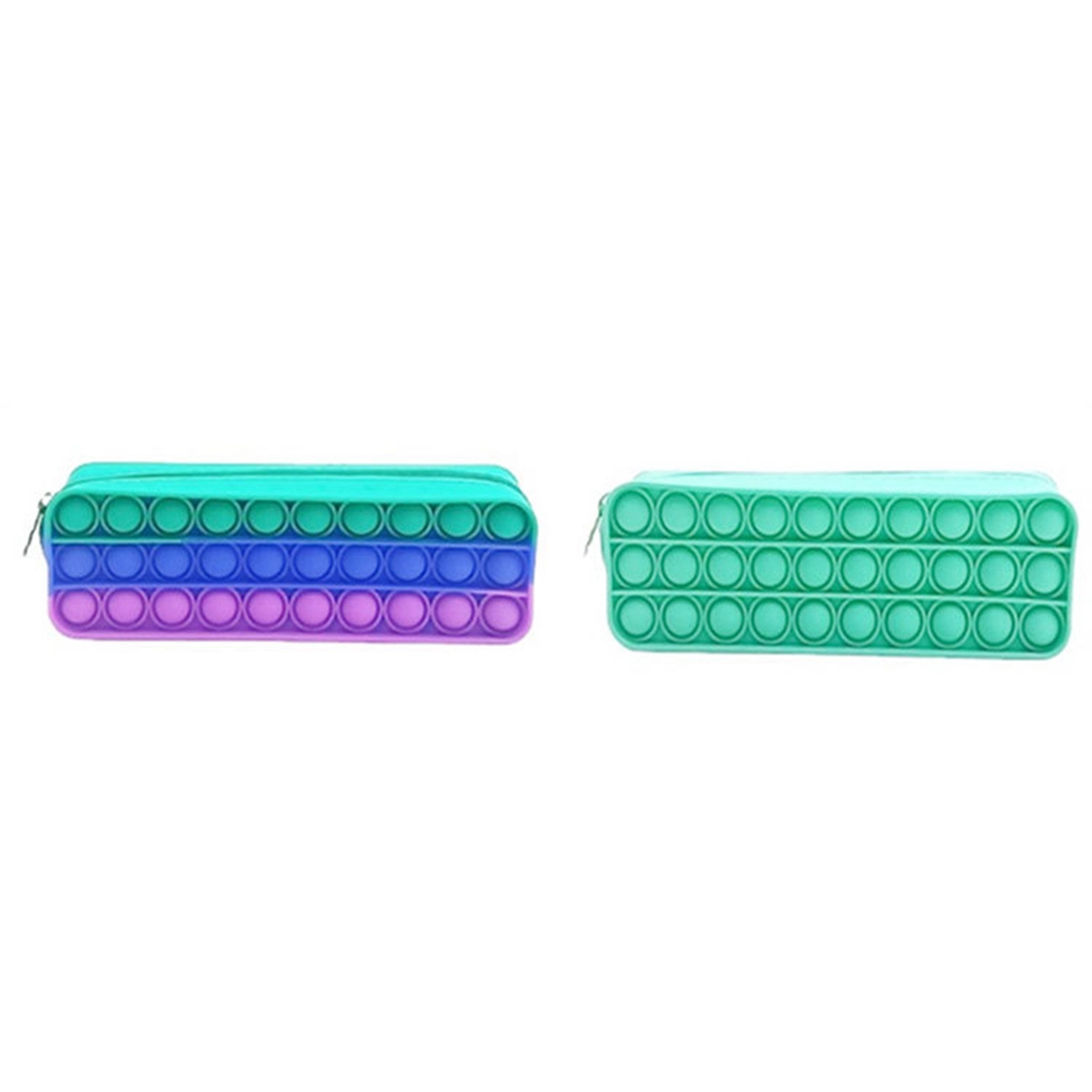Square Shape Silicone Push Pop Bubble Toy Pencil Case 6