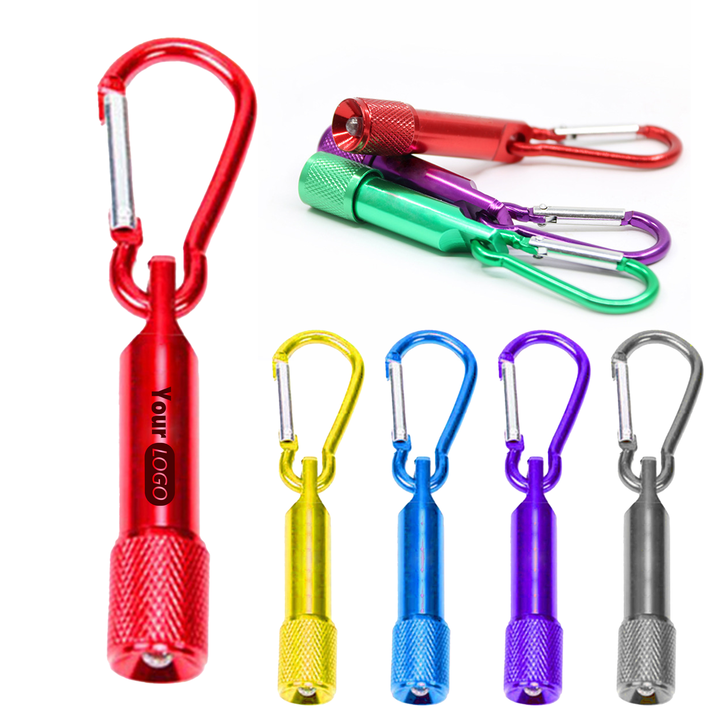 Aluminum Alloy Versatile Carabiner Led Keychain For Everyday And Outdoor Use 1