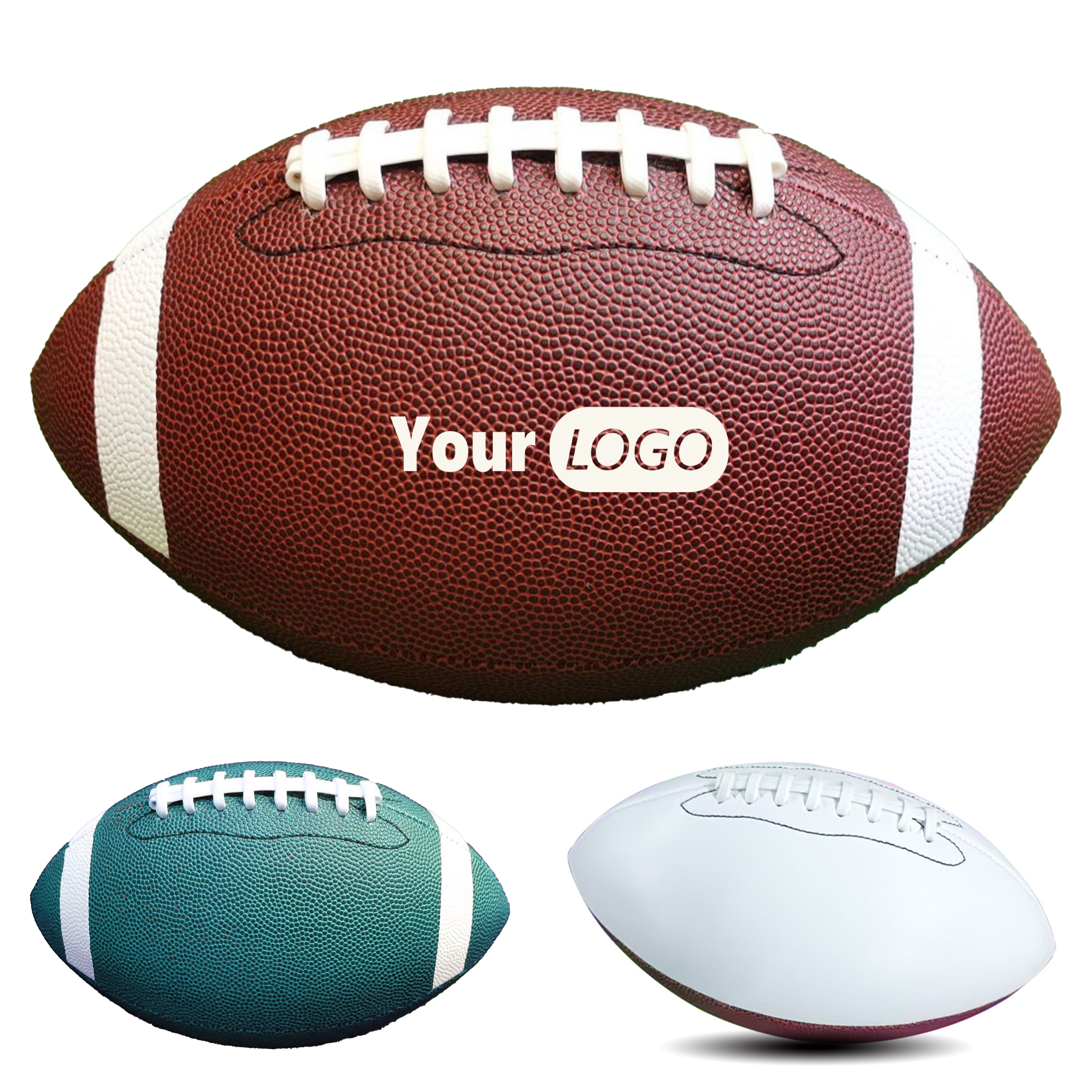 Pu Customizable Logo Football For Promotions And Play 2