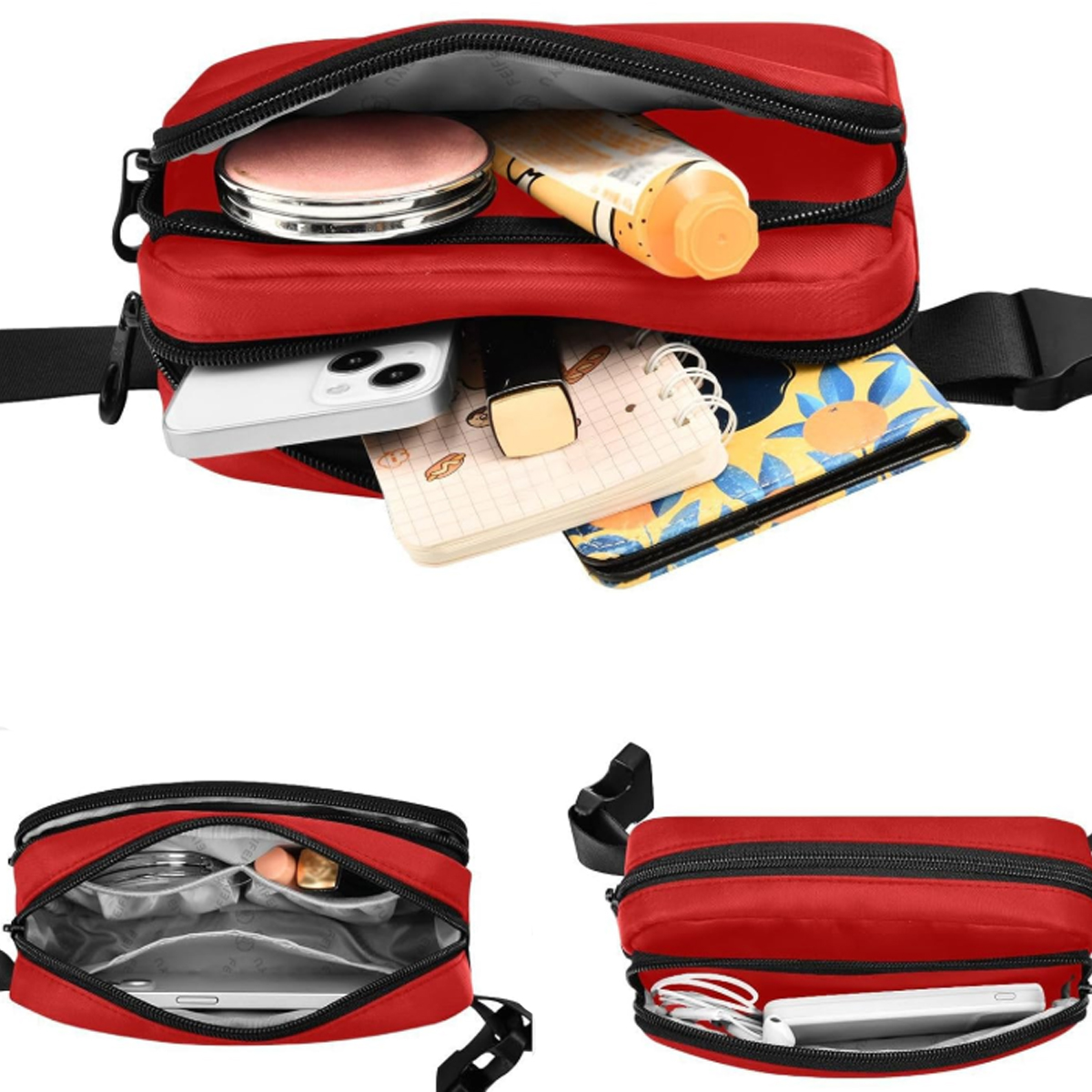 15L Lightweight Waist Pack with Zippered Pocket 5
