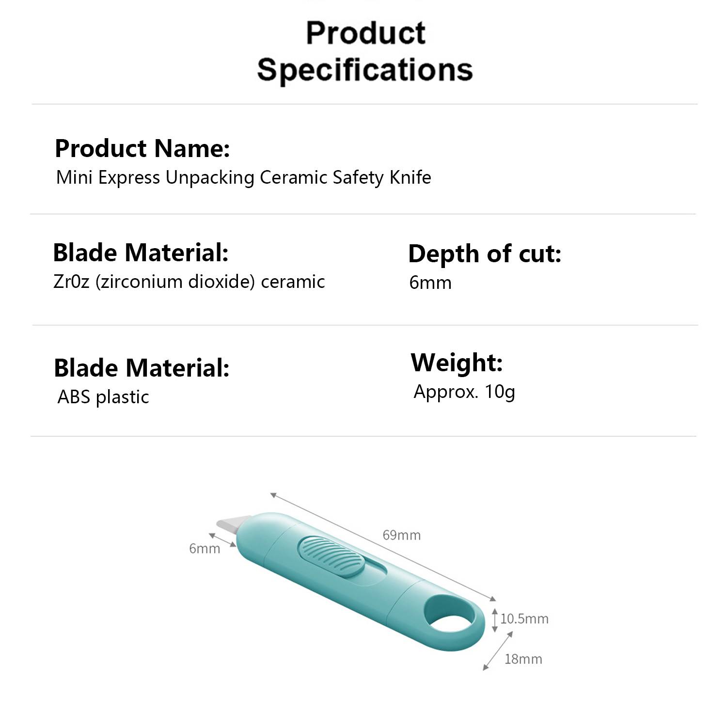 Mini Package Box Knife W/ Touchscreen Pen 5