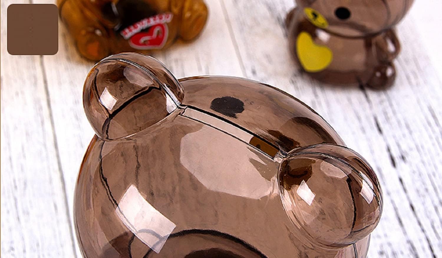 Creative Bear Shaped Coin Bank 4