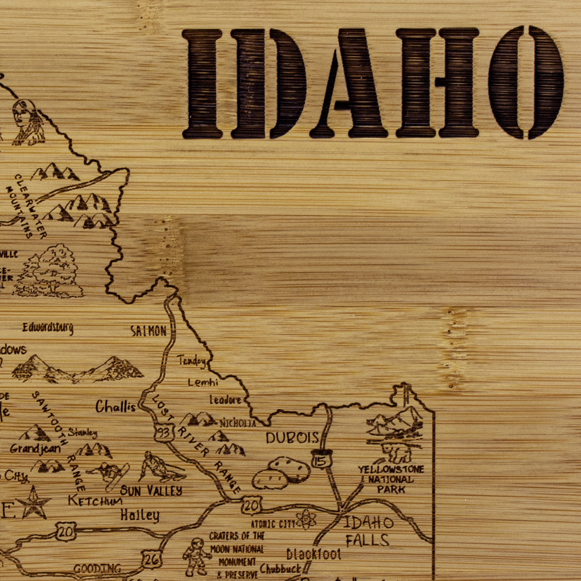A Slice of Life Idaho Serving & Cutting Board 6
