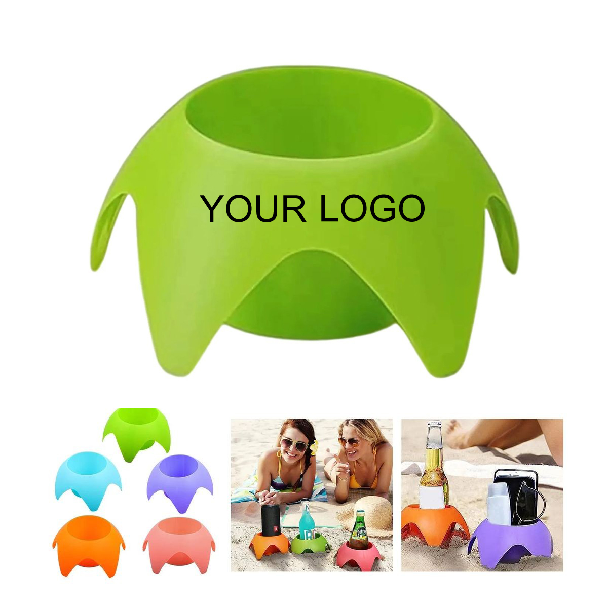 Beach Sand Cup Holders Drink Coasters with Starfish Design 2