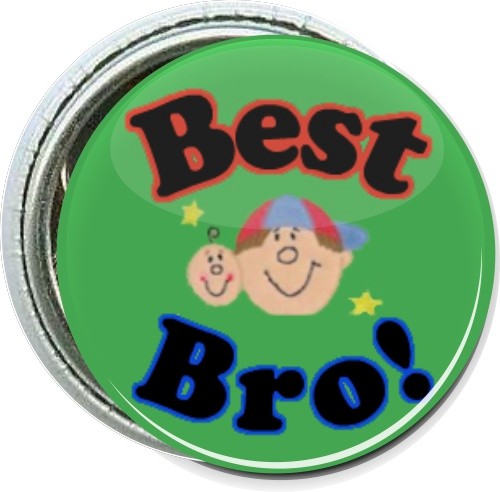Best Bro, Kids Button 1