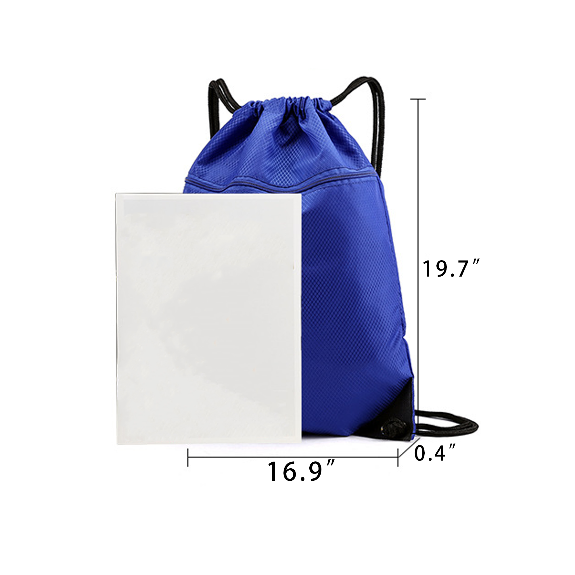 Large Zippered Cinch Pack 2