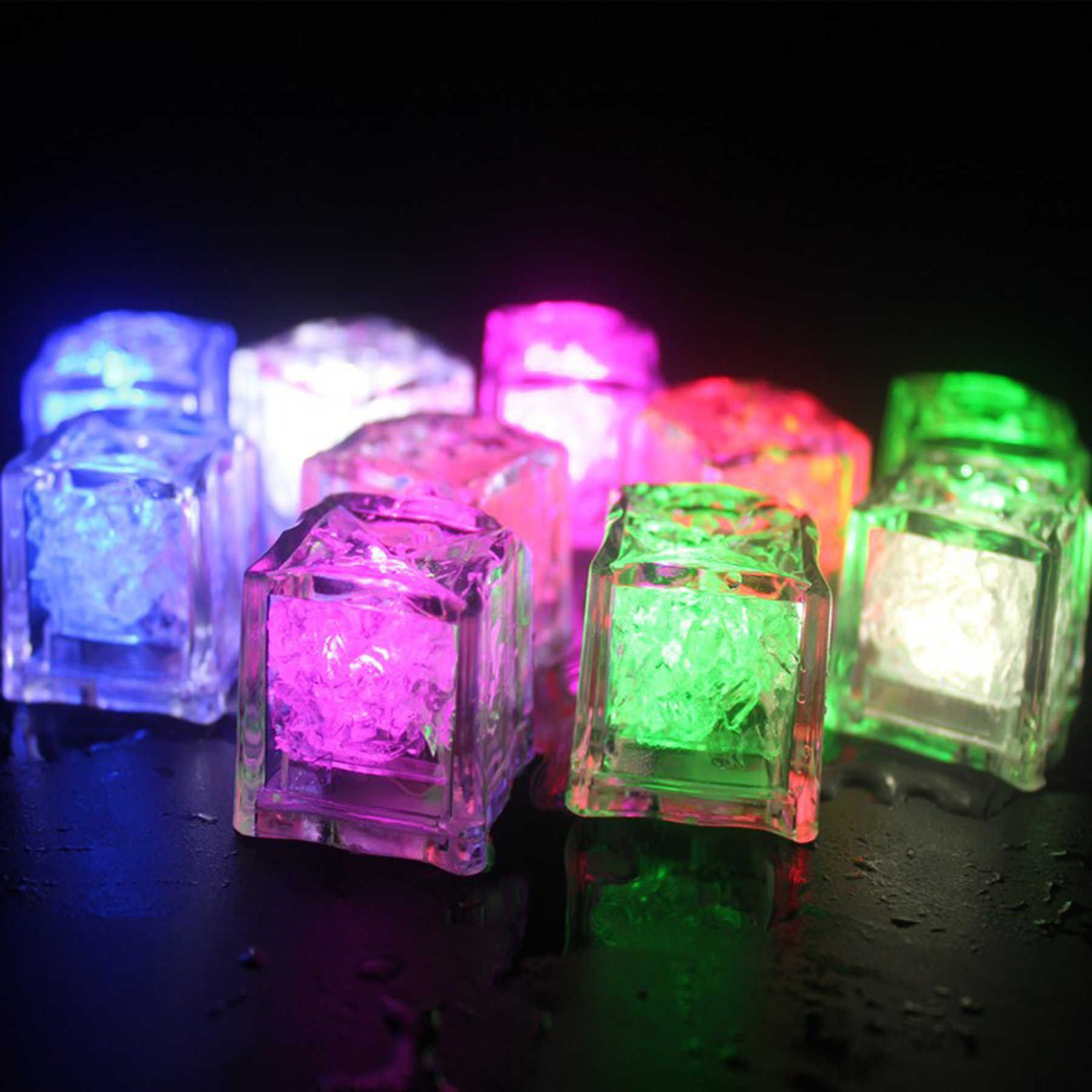Led Ice Cube Shape Lights 2