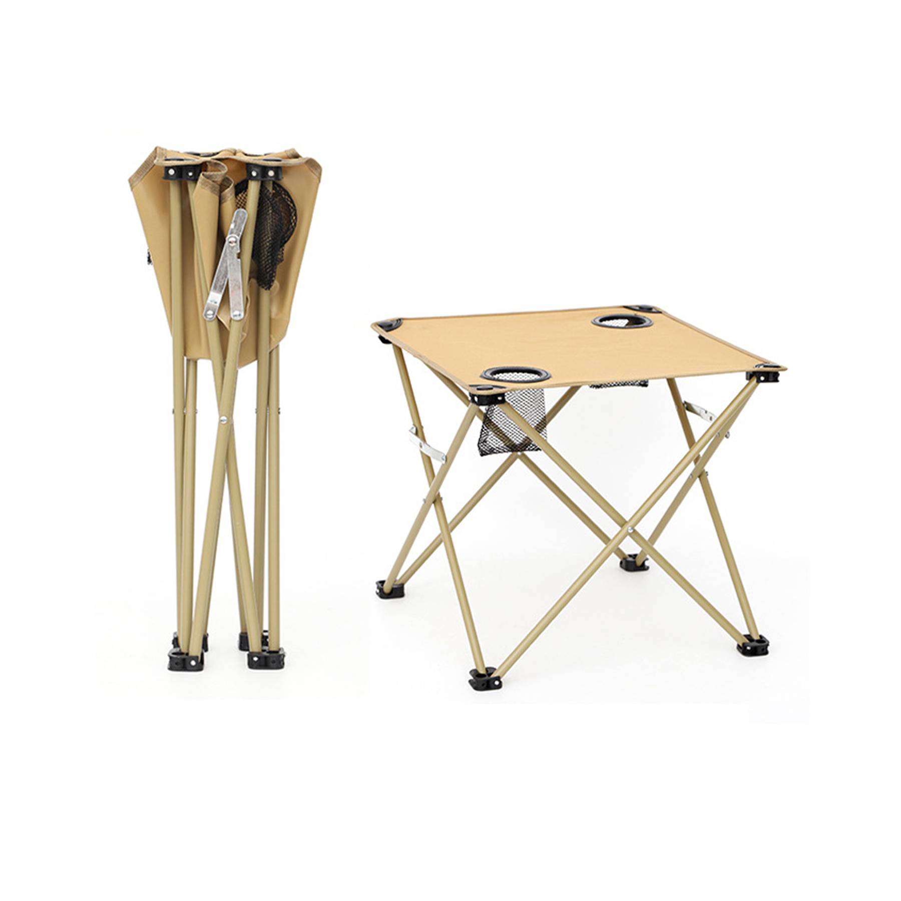 Oxford Outdoor Foldable Table With Two Cup Holders 8
