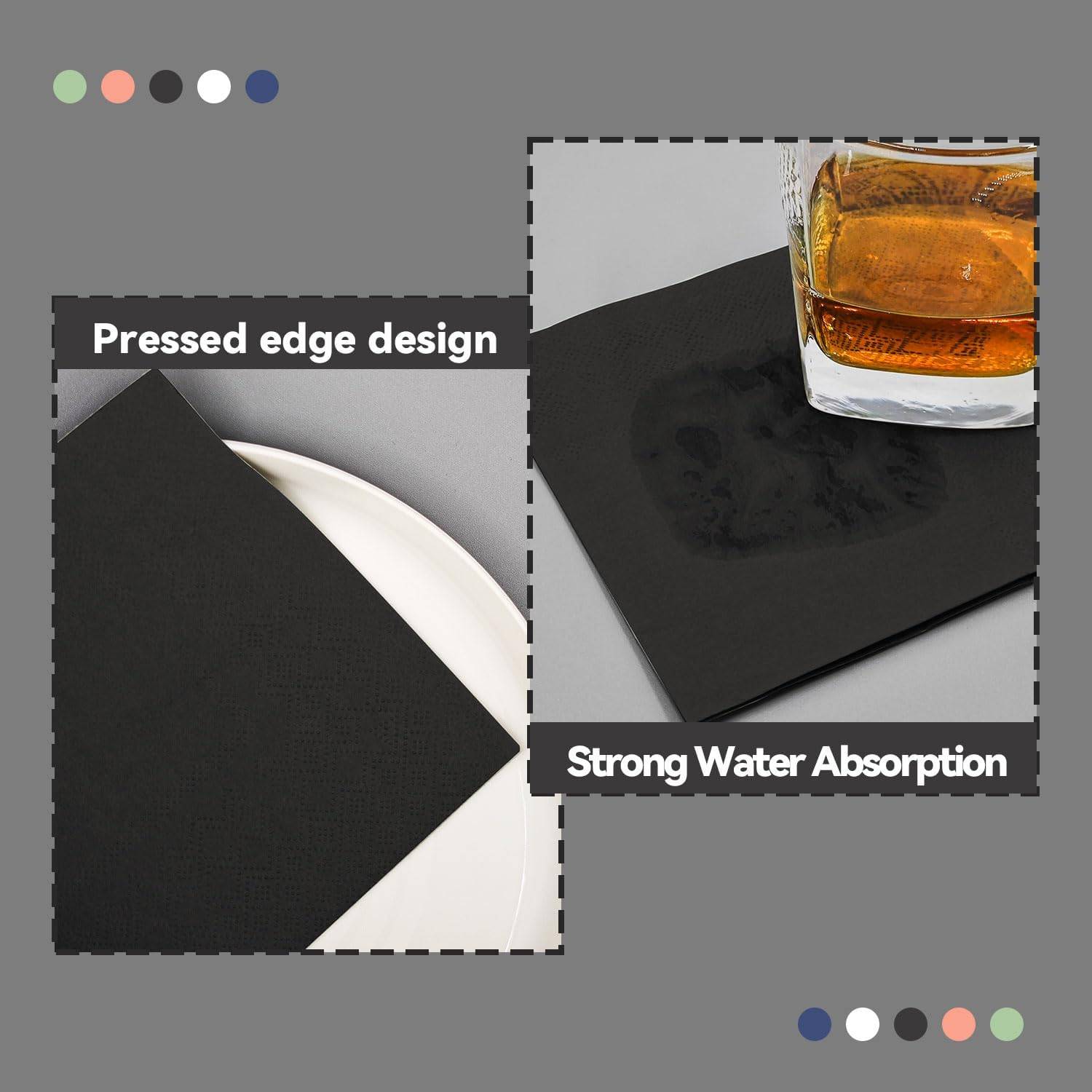 Black Tissue Paper 100 Count 2