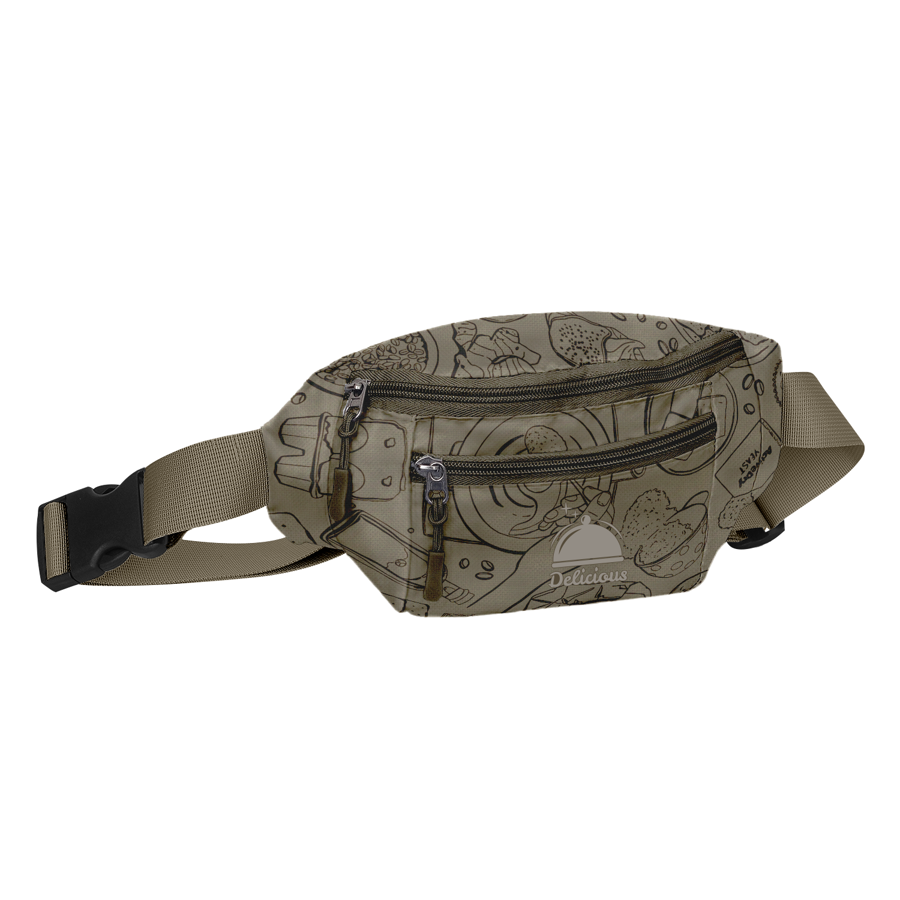 Sublimation Fanny Pack w/ 2 Pockets 11x2.5x5 in 3