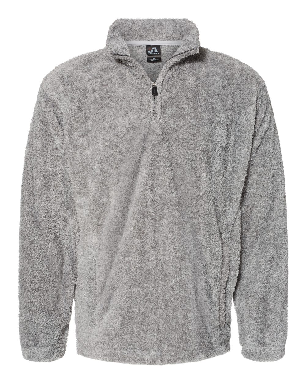 Unisex Boundary Shag Frosty Sherpa Quarter-Zip Pullover - 8464 7