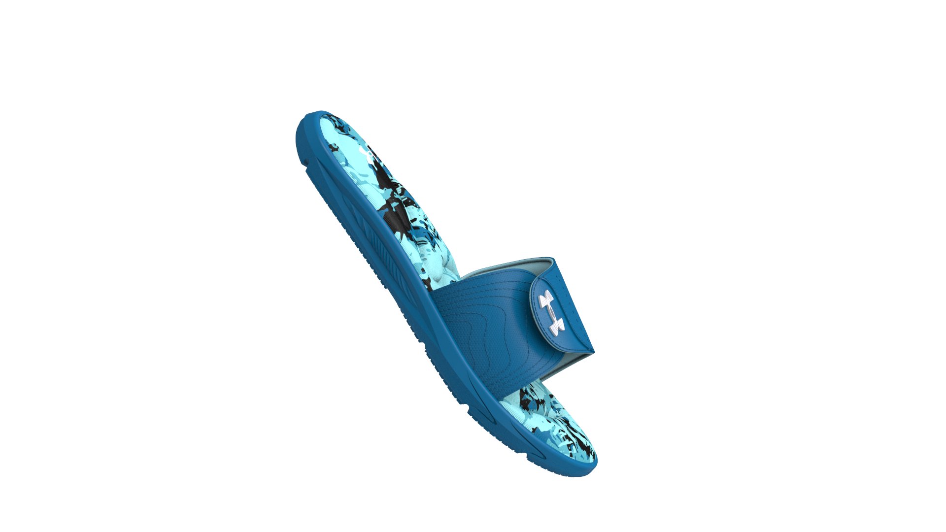 UA Ignite VI Graphic Footbed Women's Slides 7