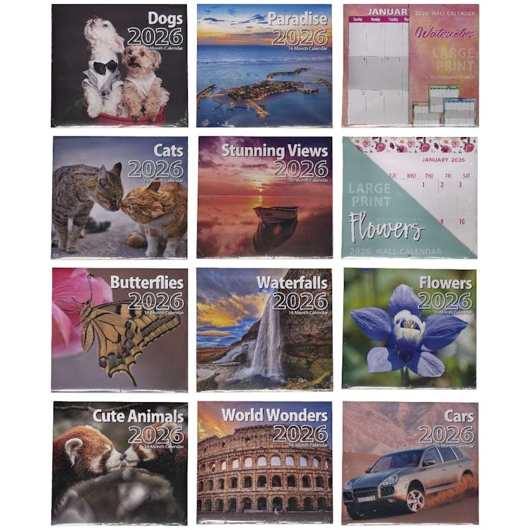 2026 Wall Calendar - 12 x 11 Inches 1