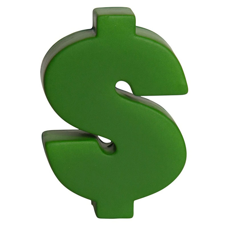 Dollar Sign Shape Squeeze Toy Stress Reliever 3