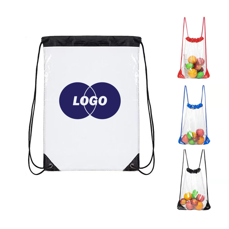 PVC Clear Drawstring Backpack 1