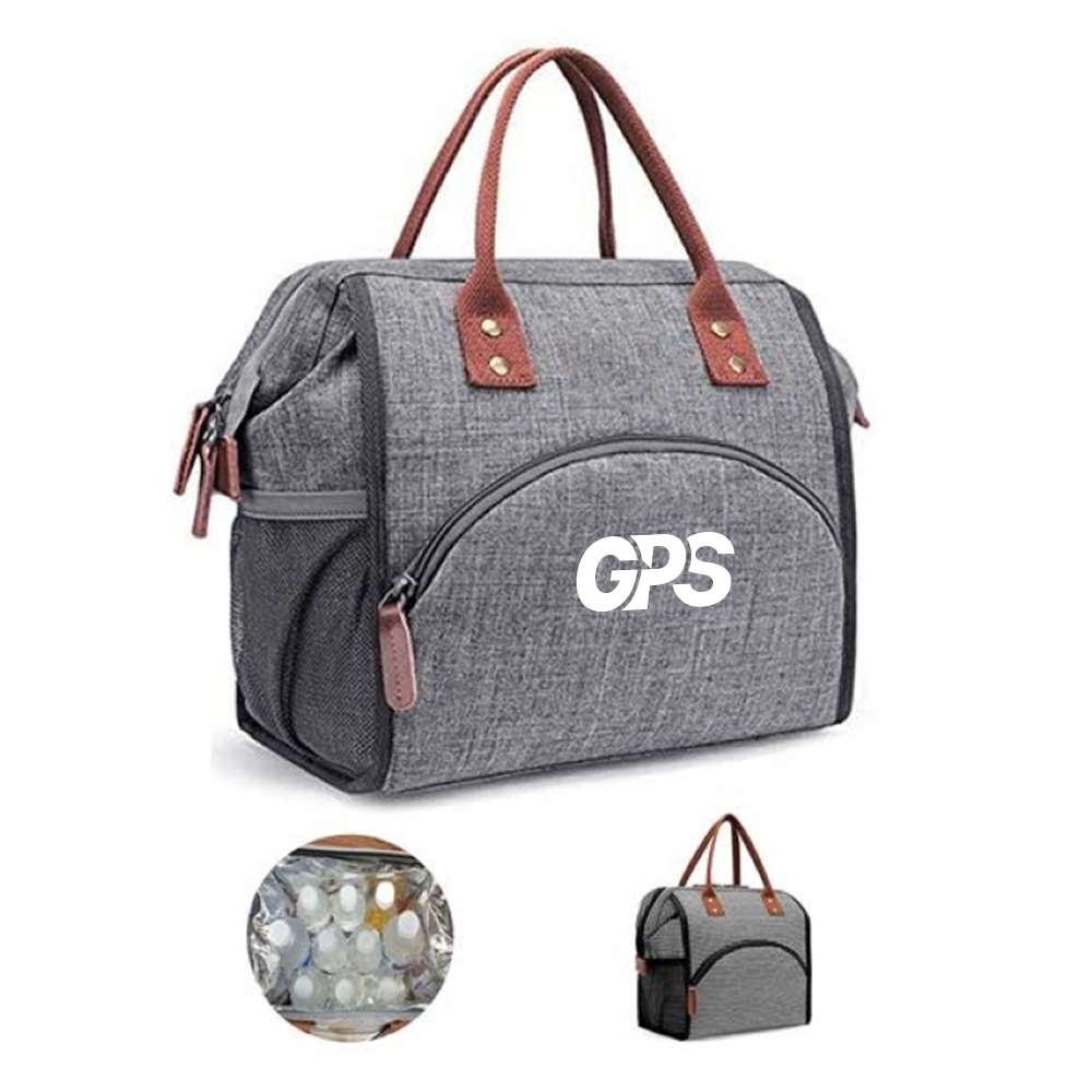 Reusable Freezable Tote Insulated Lunch Bag