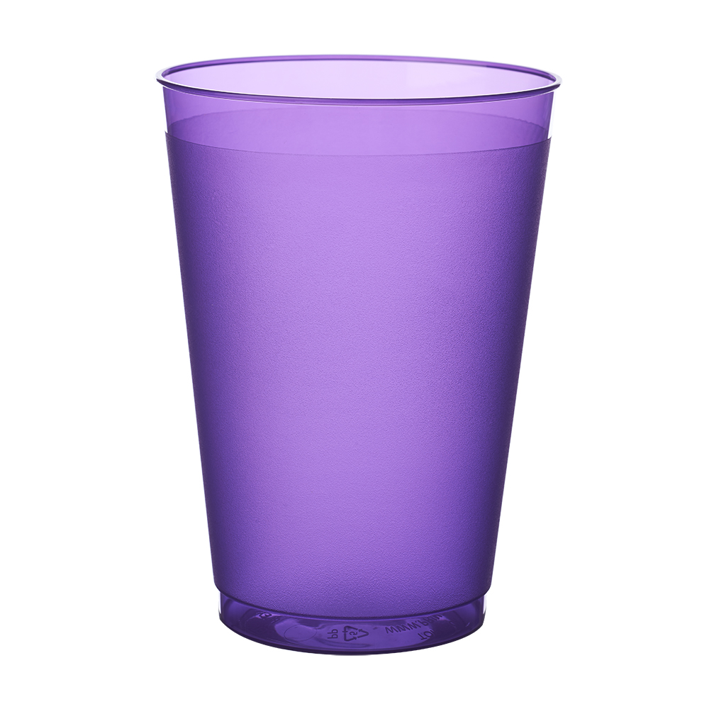12 oz. Flex Frosted Plastic Stadium Cups 3