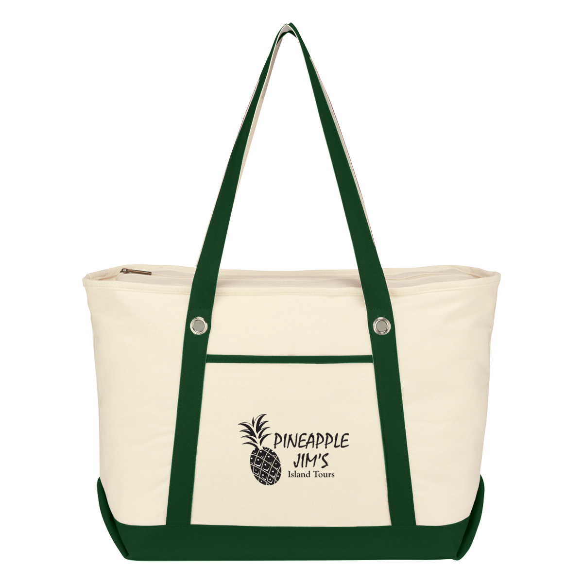 Large 12 Oz. Cotton Canvas Sailing Tote Bag 2