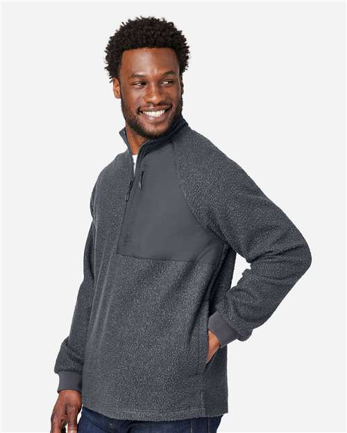 Men's Aura Sweater Fleece Quarter-Zip Pullover - NE713 4