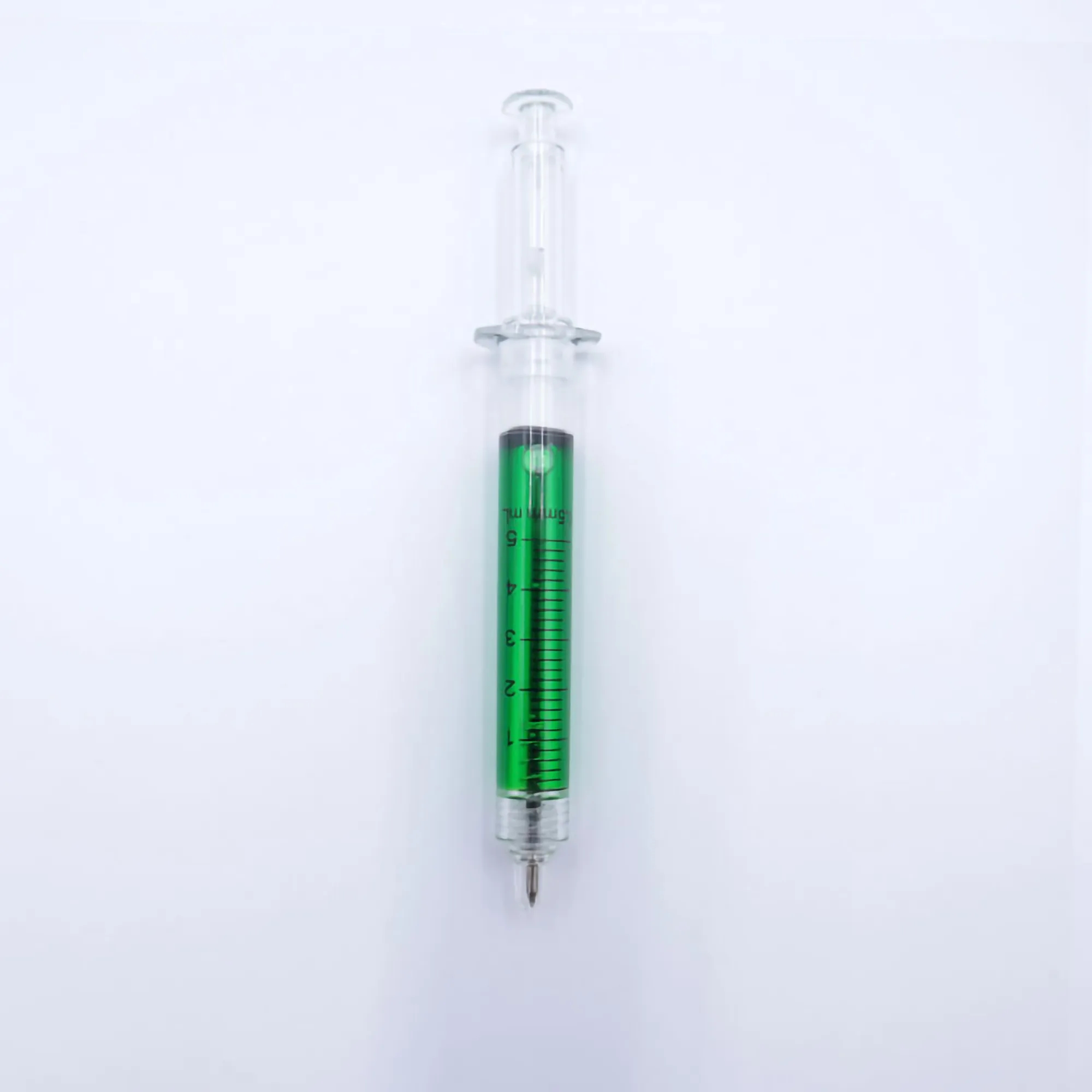 Syringe Shaped Ballpoint Pen with Scale MOQ100 4