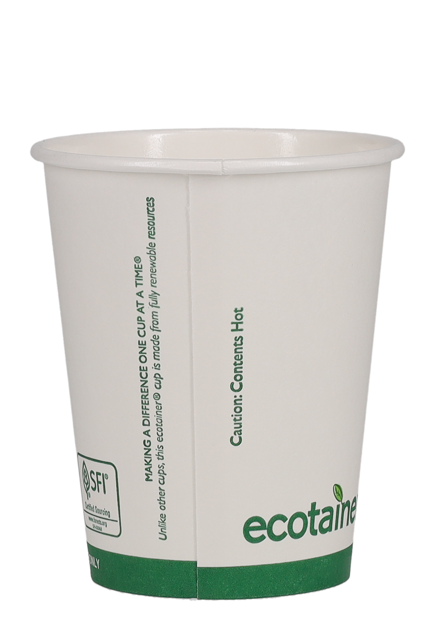 12 oz Paper Cup Eco White Digital Print 2