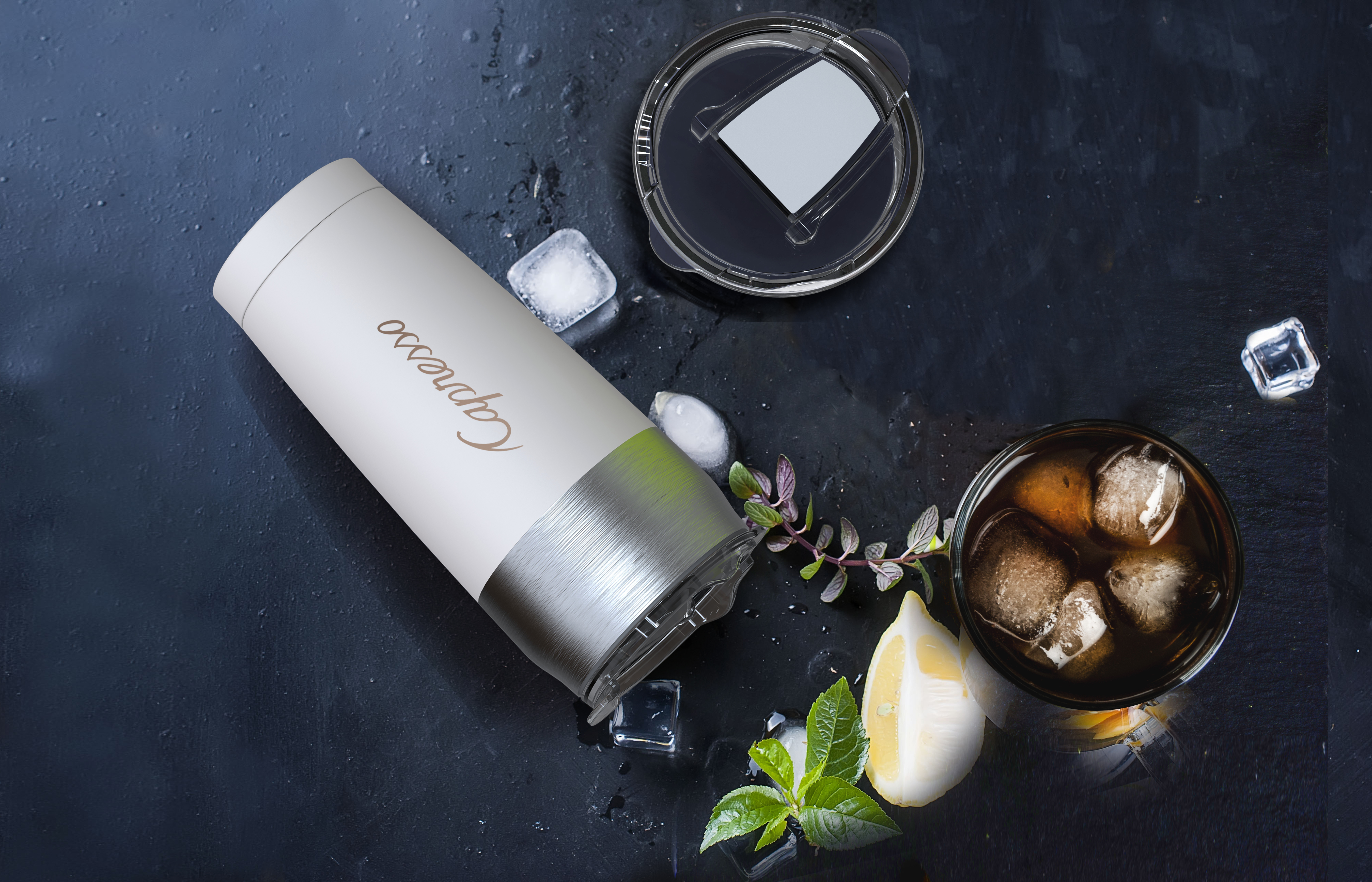 Asobu 20 Oz. Tied Tumbler Vacuum Insulated Travel Mug 24