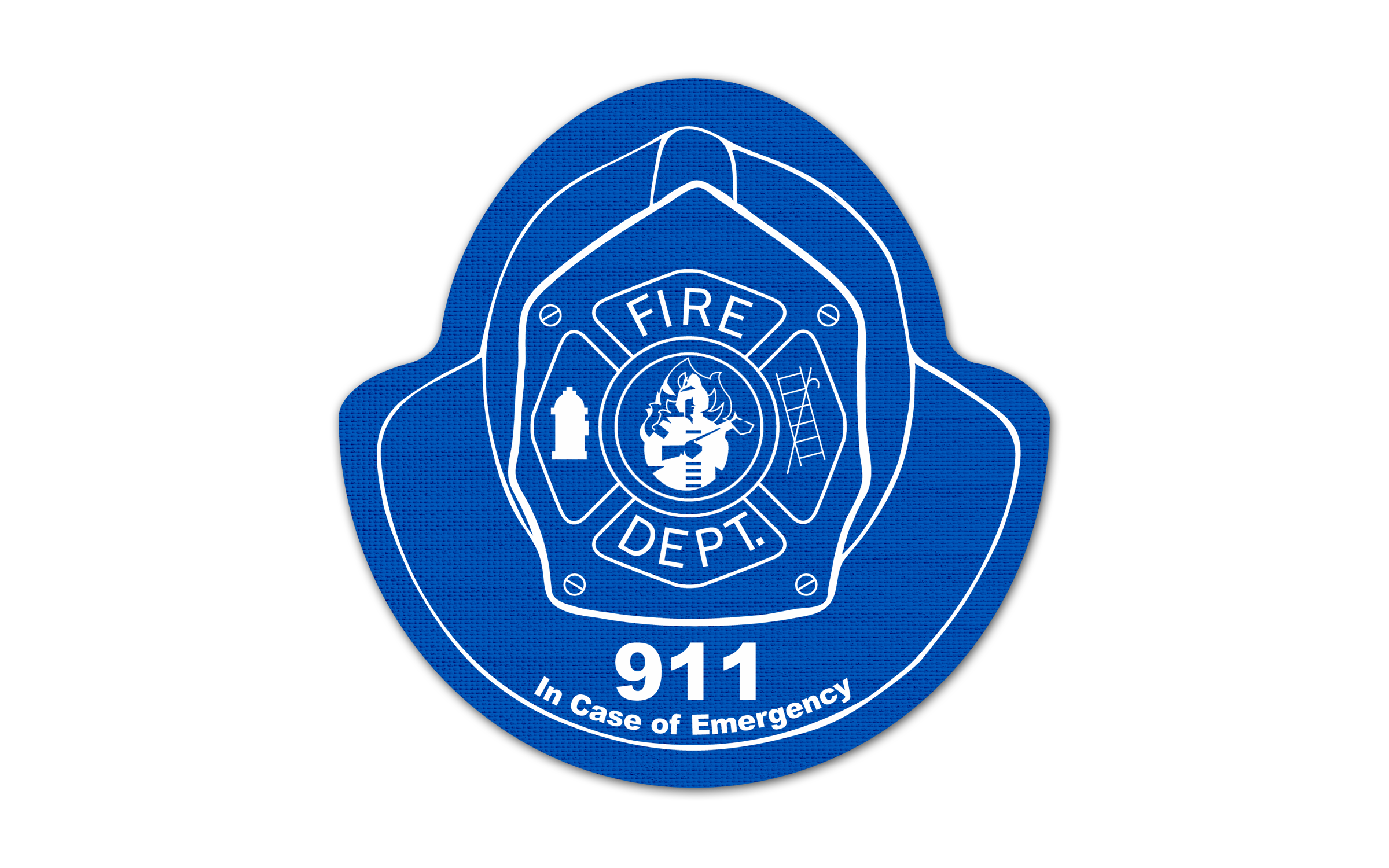 Fire Helmet Vinyl Jar Opener 70