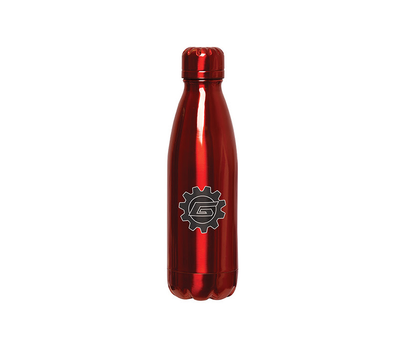 Double Wall Stainless Steel Water Bottle, 17 oz., custom water bottle with logo imprint 7