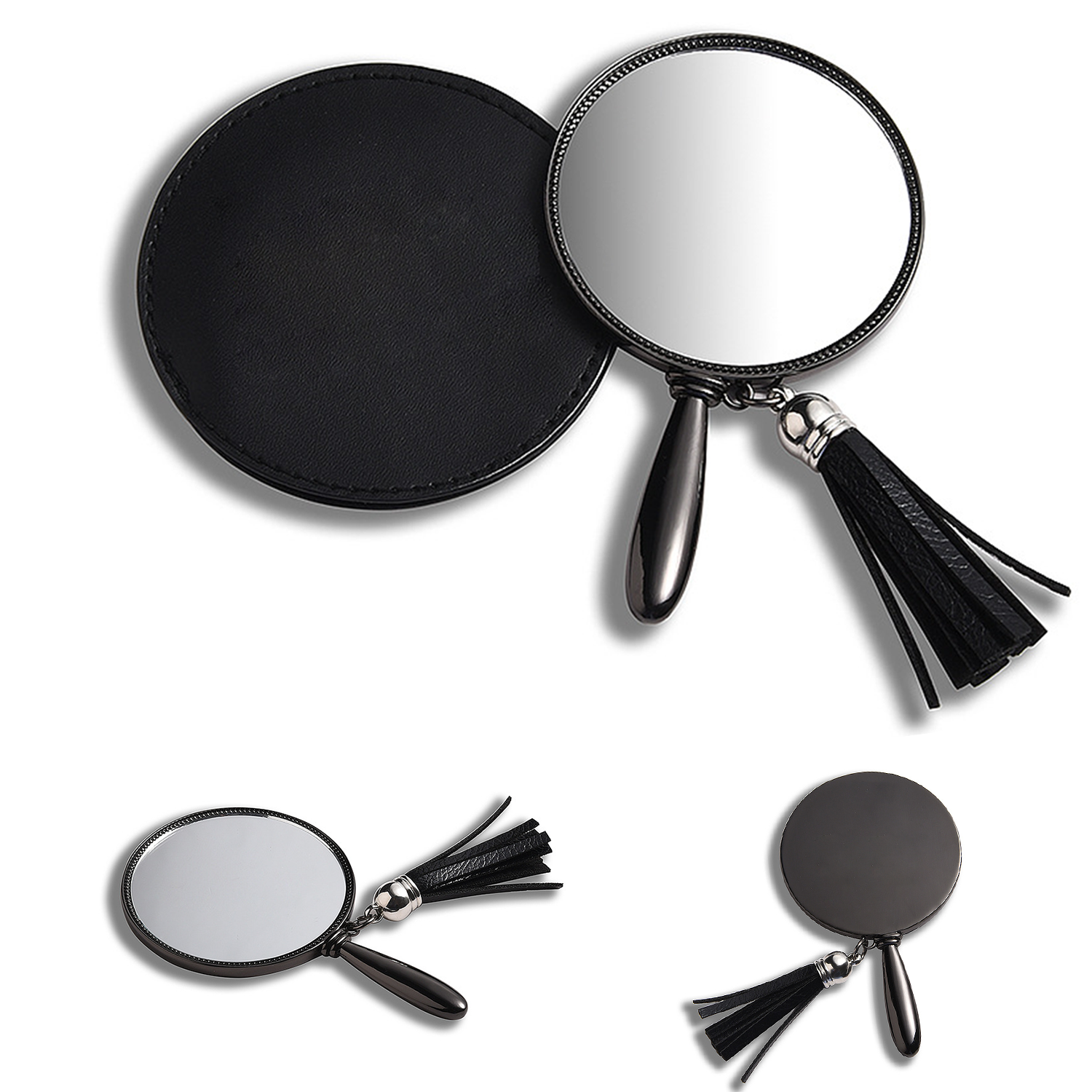 Pocket Mirror With Pu Leather Case Cover 3