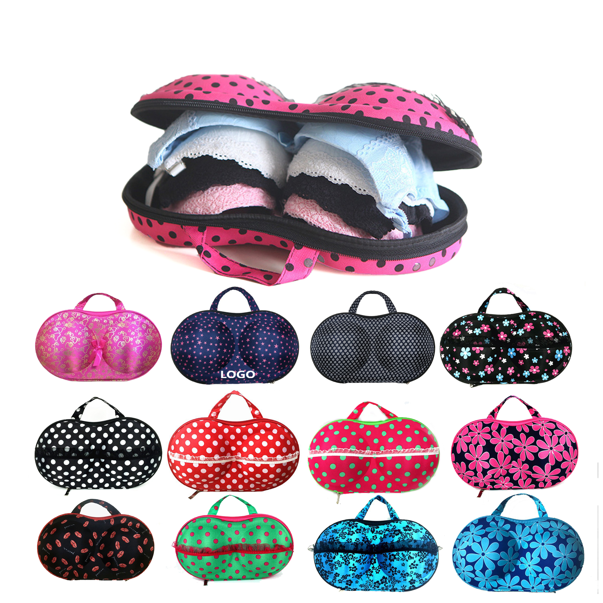 Travel Bra Organizer Hard Shell Storage Case 2
