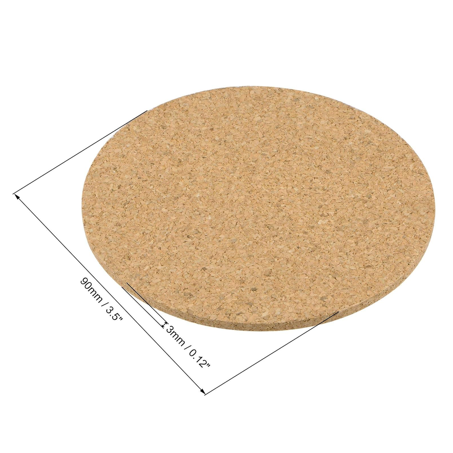 Heat-Resistant Round Cork Trivet Coaster for Kitchen 2