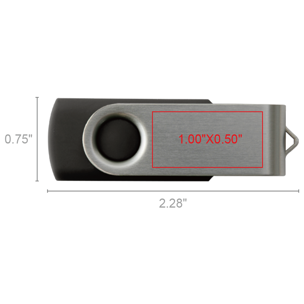 Northlake QuickShip Swivel USB Flash Drive 10