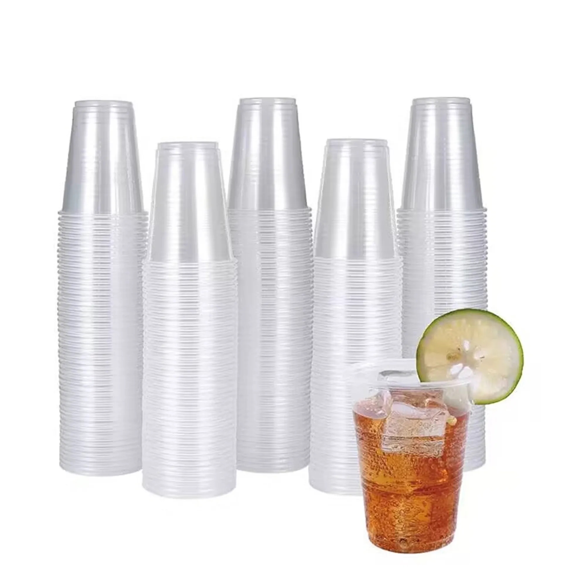 16 Oz Clear Plastic Party Cup 1