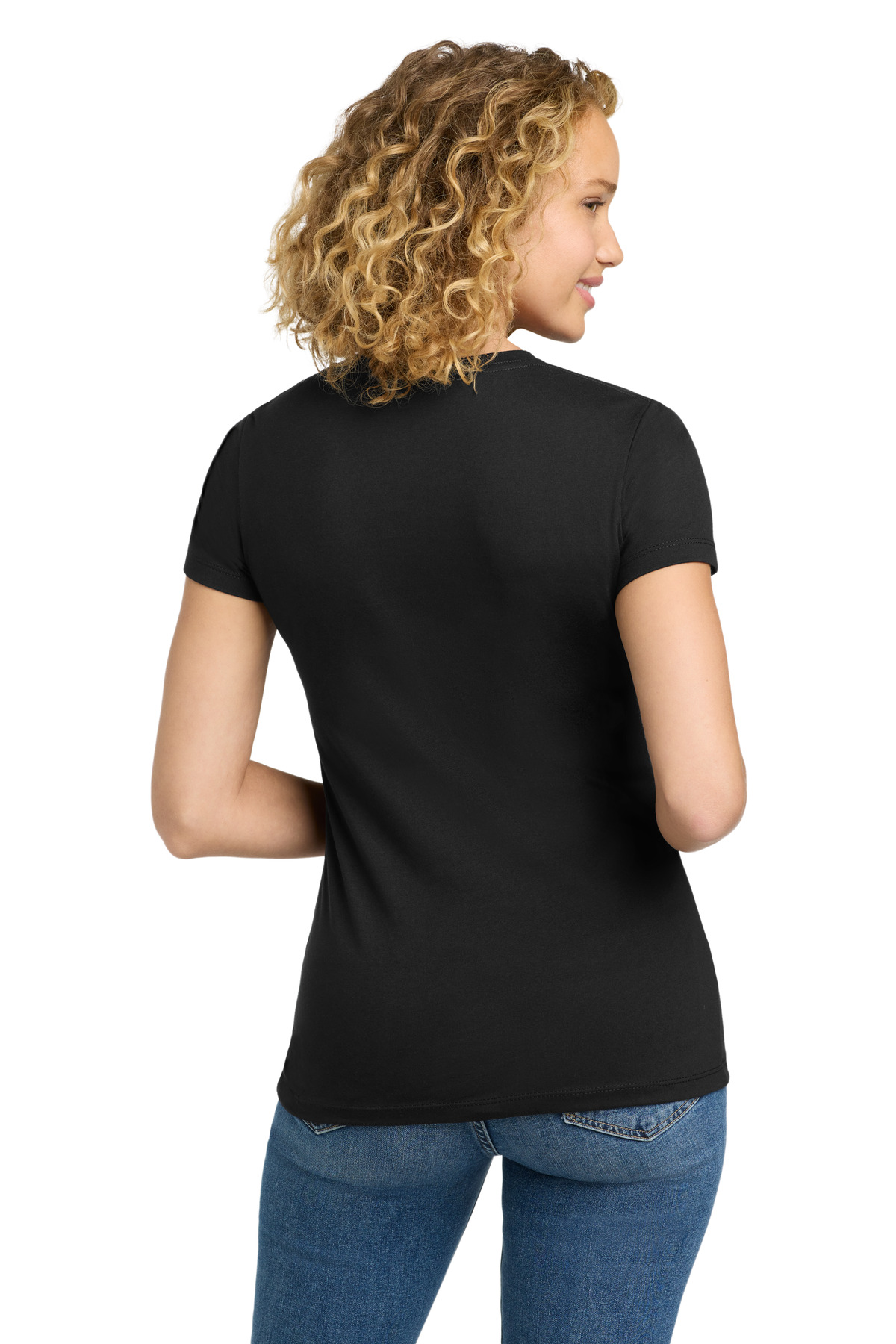 Next Level Apparel Women's CVC Tee. NL6610 175