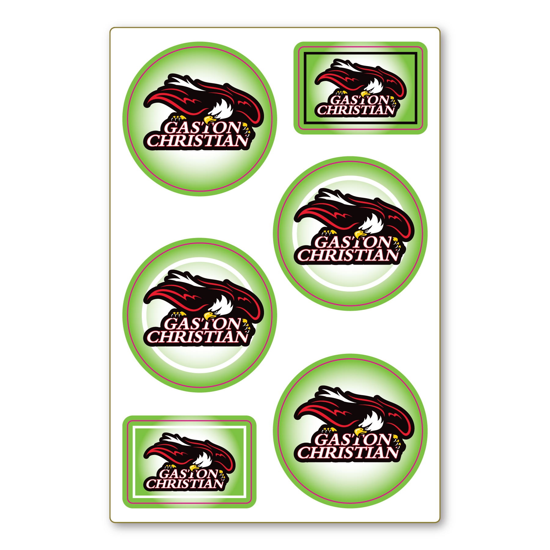 4" x 6" Adhesive Decal Sheet