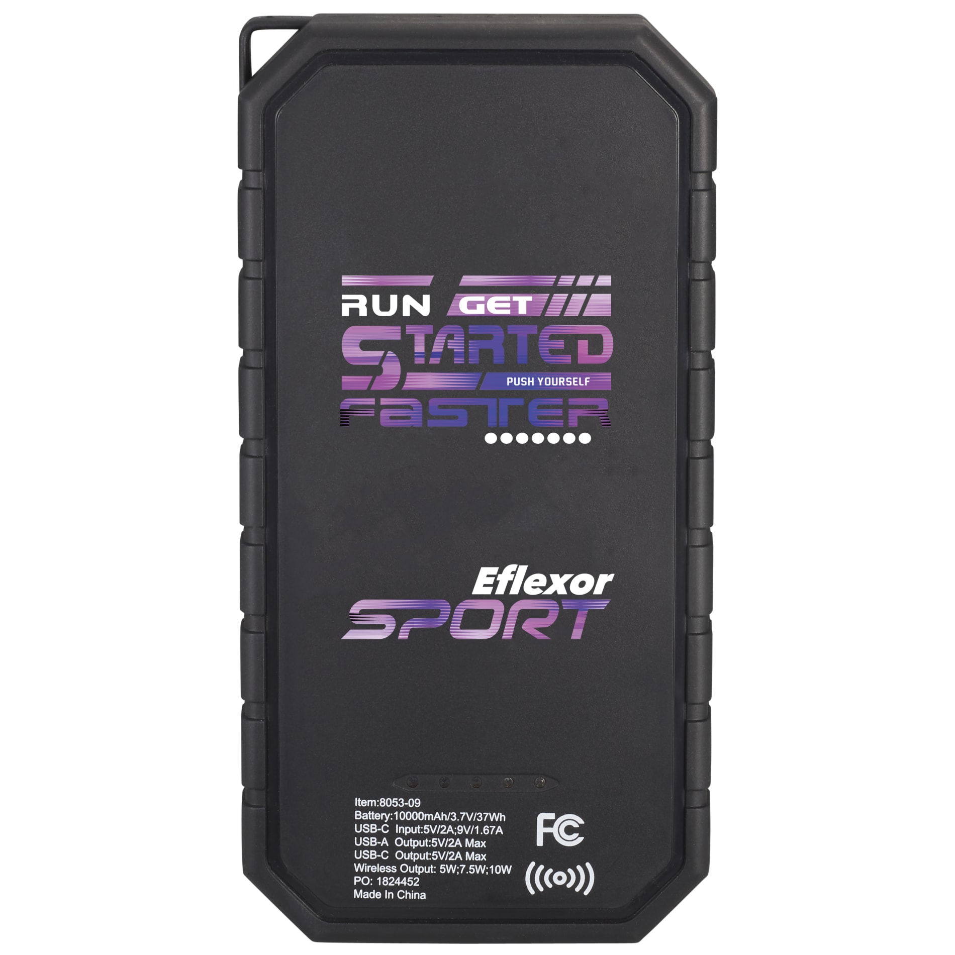 High Sierra® IPX 5 Solar Fast Wireless Power Bank 60