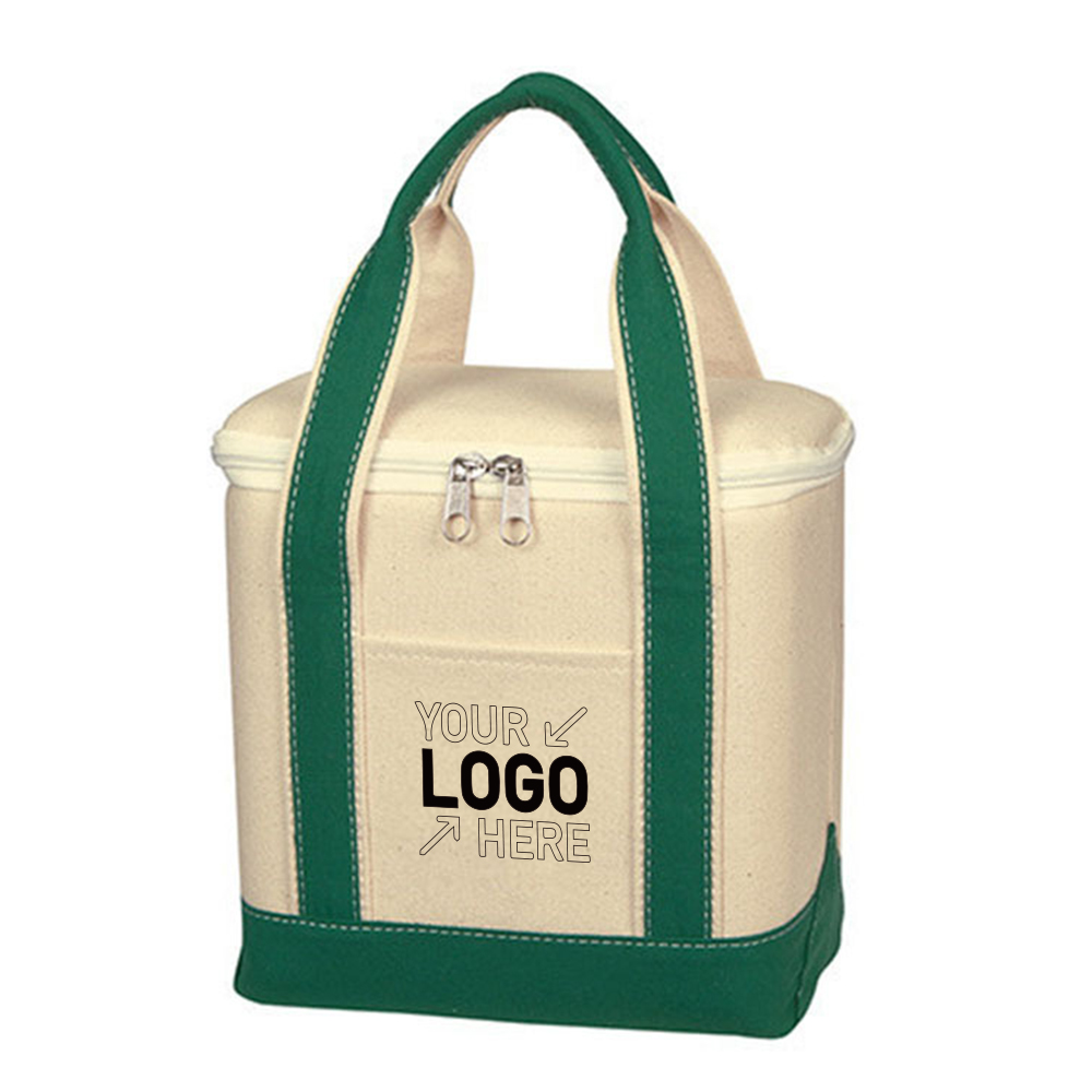 Large Cotton Canvas Cooler Bag