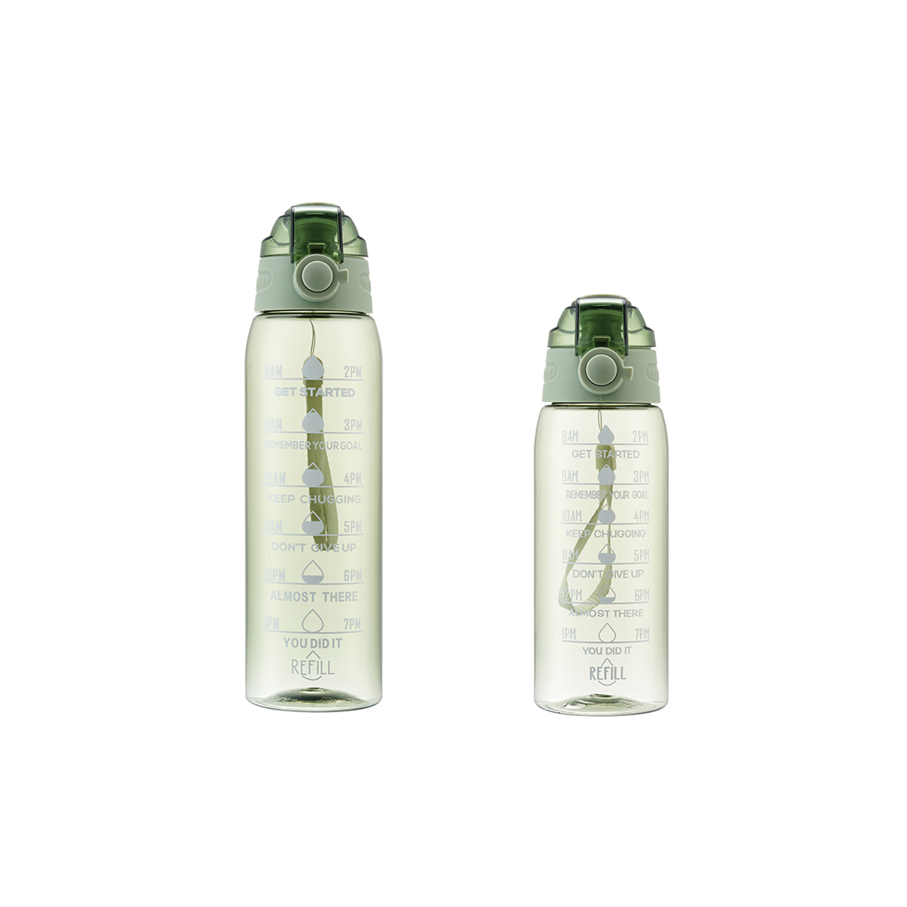 32 oz 24 oz Water Bottle With time Marker 5