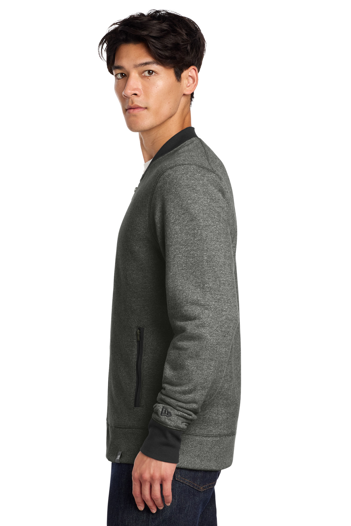 New Era French Terry Baseball Full-Zip. NEA503 25