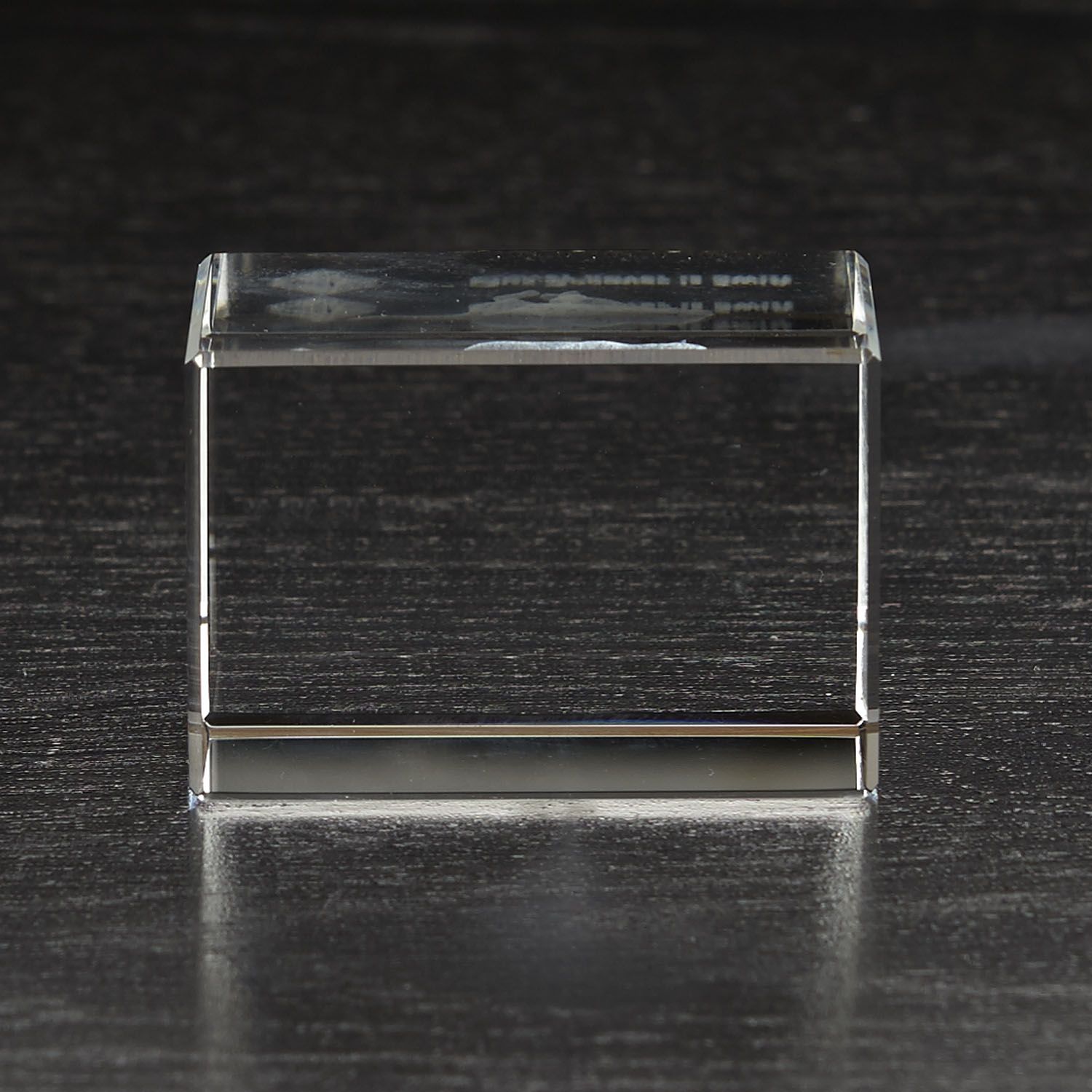 Small Block 3D Crystal Award 4