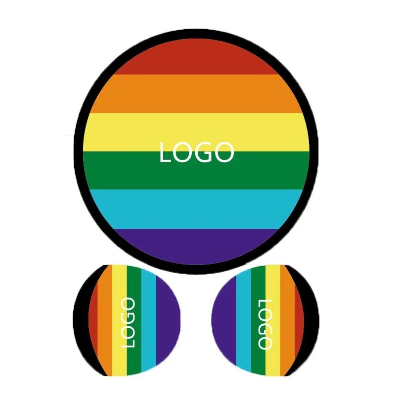 Rainbow Fold Up Flying Disc with Pouch 5